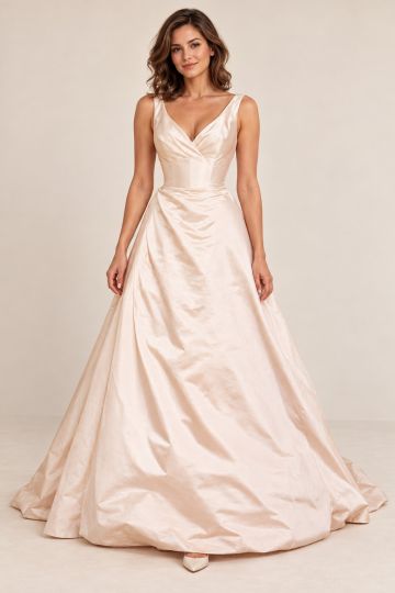 Full-Skirt Wedding Gown — front view